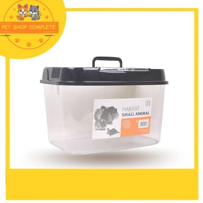 Kandang Reptil Gecko Habitat Small Animal Size L 27Cmx14Cmx17Cm Original Dan Terlaris