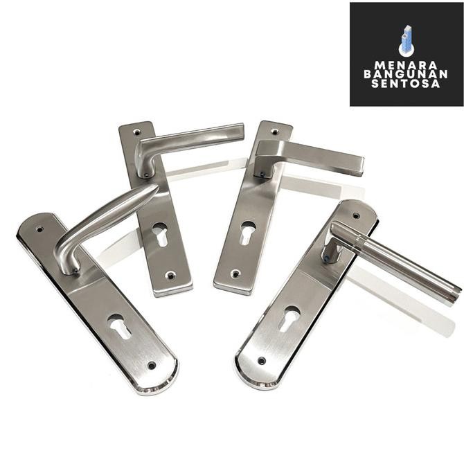 HANDLE PINTU SES STAINLESS - KUNCI PINTU TARIKAN GAGANG BESAR