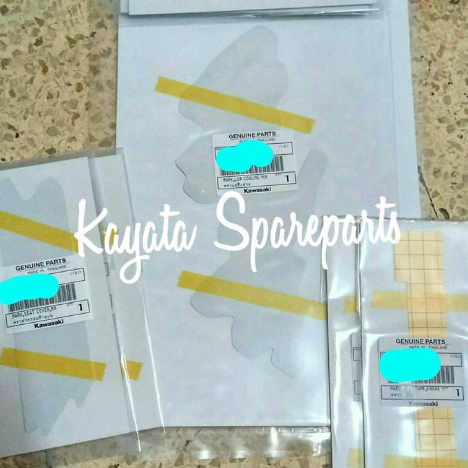 New Stiker/Striping Kawasaki Ninja RR Old 150 2Tak warna biru original.