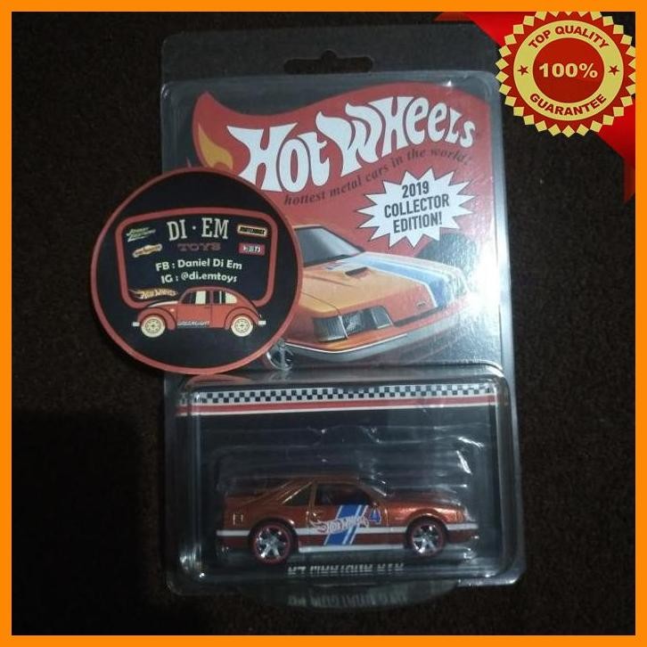 (DIE) HOTWHEELS 84 MUSTANG SVO 2019 COLLECTOR EDITION