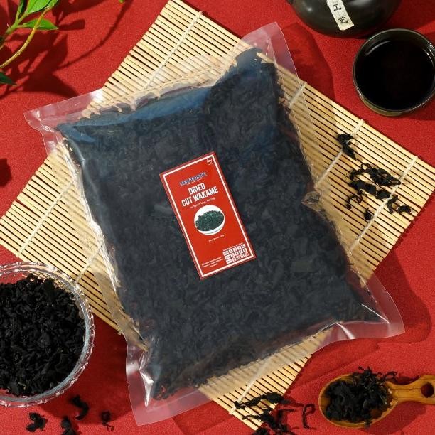

Dried Cut Waame Entate 150Gr Rumput Laut Ering O Oup Eaweed Udon Ramen