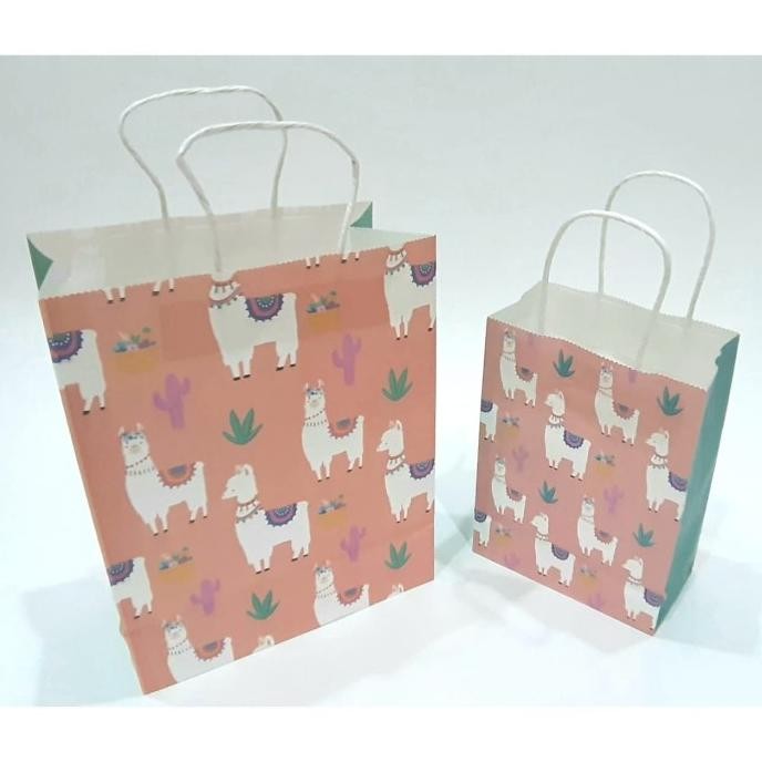 

.........] Paper Bag / kantong belanja / tas kertas / shopping bag - LLAMA S