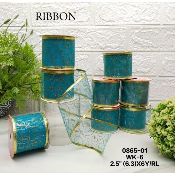 

Sale! Pita Rol Dekorasi Aksesoris Natal 0865-01 Ribon