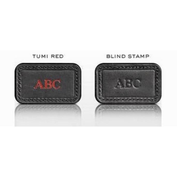 TUMI PATCH MONOGRAM EMBOSS