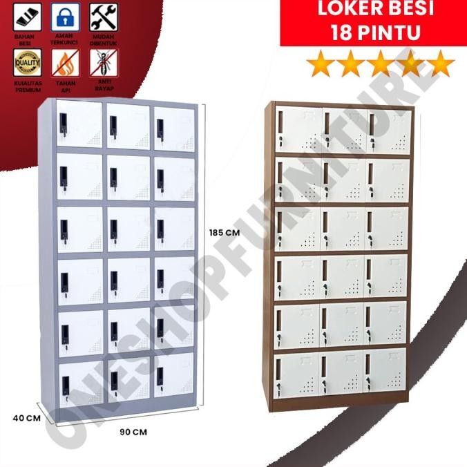 

Loker Besi 18 Pintu - Locker Besi