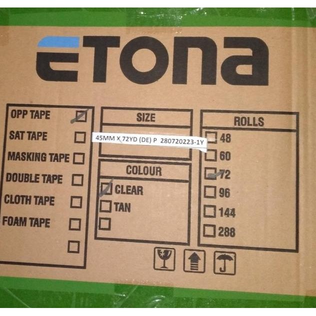 

Etona Laban 2 Inch 45 Mm 72 Yard. 1 Arton Peial