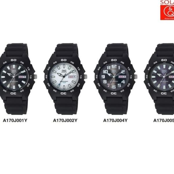 Jam Tangan Port Analog Pria Qq Qnq A170 A170J Tahan Air