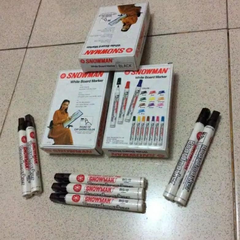 

Sale Spidol Snowman Bg-12 Black Whiteboard Papan Tulis Harga 1Pcs Saja