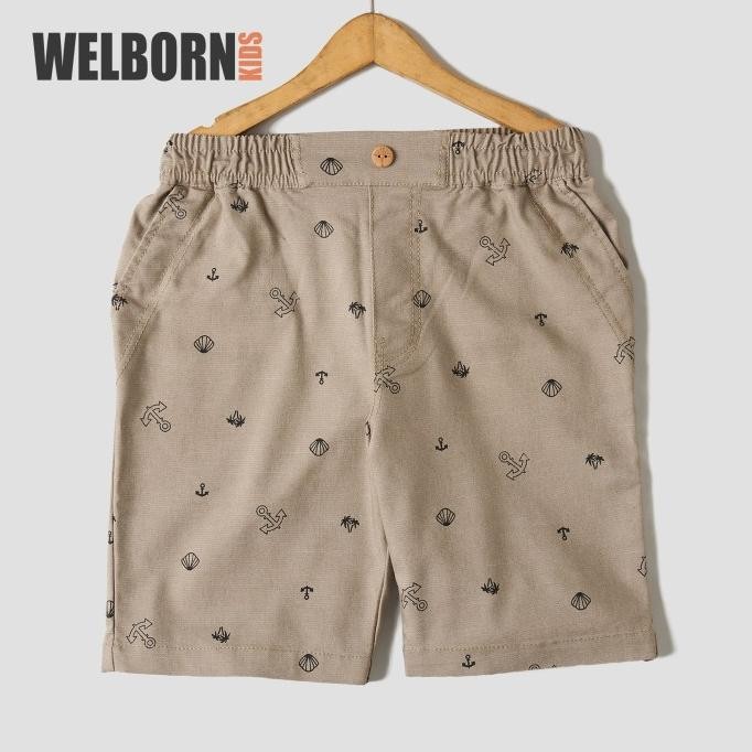 Murah Welborn Kids Jonas Pants Celana Pendek Katun 4-14 Tahun Anak Laki Laki