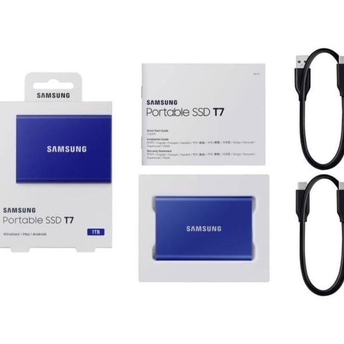 SSD SAMSUNG T7 1TB PORTABLE - SSD EKSTERNAL USB 3.2