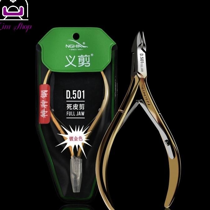 Cuticle Nipper D501 Full Jaw Tainle Teel Utiula Pemberih Gunting Uu
