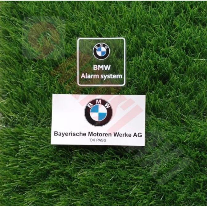 

HARGA DISKON STICKER BMW ALARM SYSTEM OK PASS 1SET TEMPEL DALAM KACA