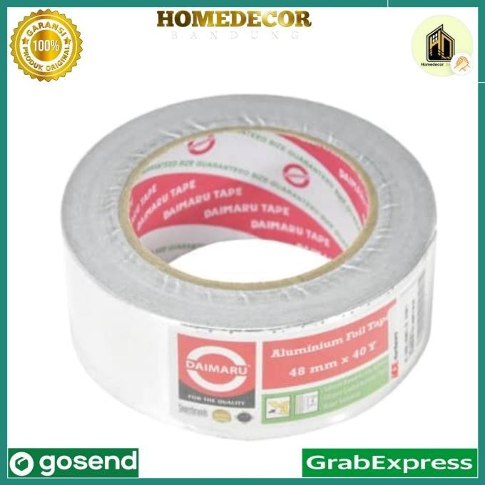 

MURAH Daimaru Aluminium Foil Tape 4.8 Cmx36.5 Mtr / ALUMINIUM TAPE 48MM X 36