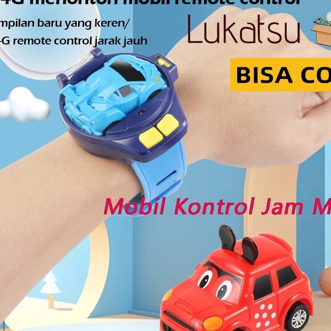 Jam Tangan Ana Mobil Remot Control Menonton Mainan Jam Tangan Balap Mobil