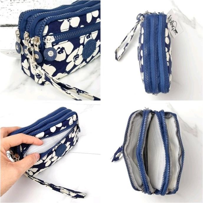 Promo Kipling Tas Dompet Hp Wanita Dompet Hp Selempang Nylon 4 Resleting
