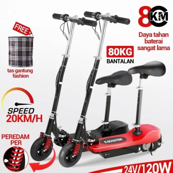 Skuter Mini Elektrik 8KM/H Skuter Matic Listrik Anak Electric scooter SUM