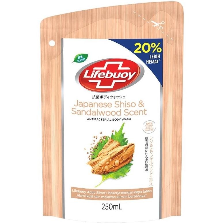 Lifebuoy Cleansing Sabun Mandi Cair Japanese & Sandalwood Scent 250 ml