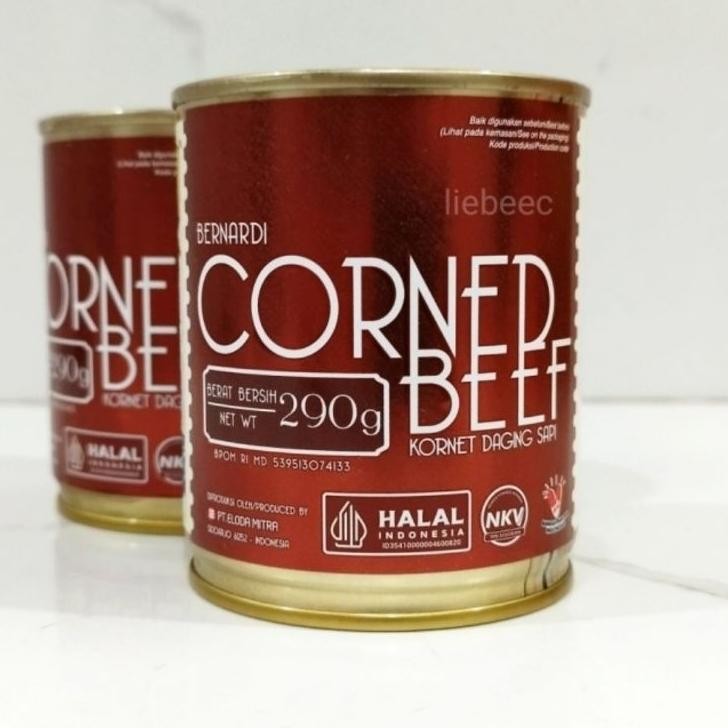 

Bernardi 290 Gram Corned Beef Ornet Daging Api 290G