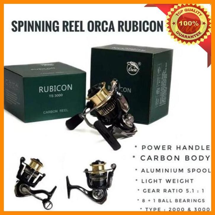 (HKF) REEL PANCING SPINING REEL ORCA RUBICON 1000. 2000. 3000. 4000. 6000