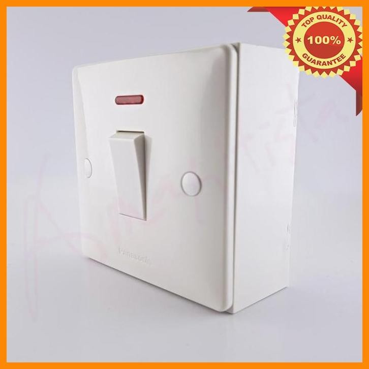 (AMA) SAKLAR SINGLE LAMPU INDIKATOR OUTBOW PANASONIC ACROSEA 20A 250V~ SNI