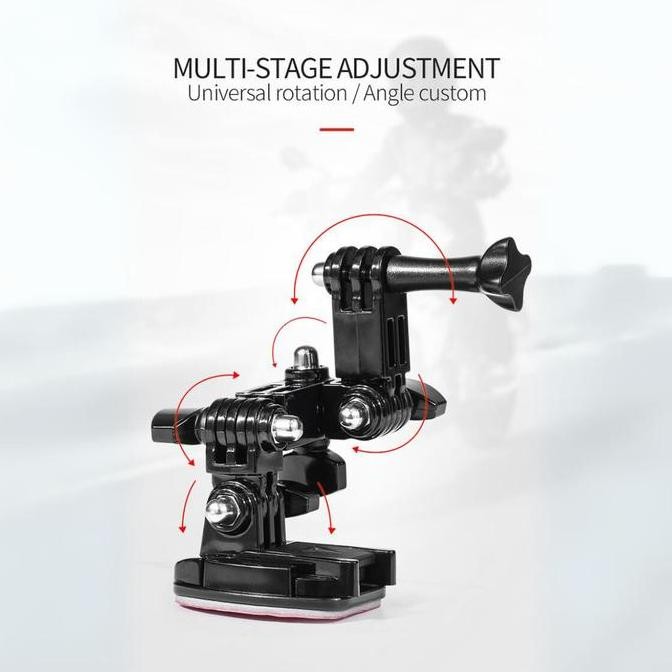 Grosir Motowolf Mounting Gopro Helm Motovlog Breket Holder Action Kamera Helm