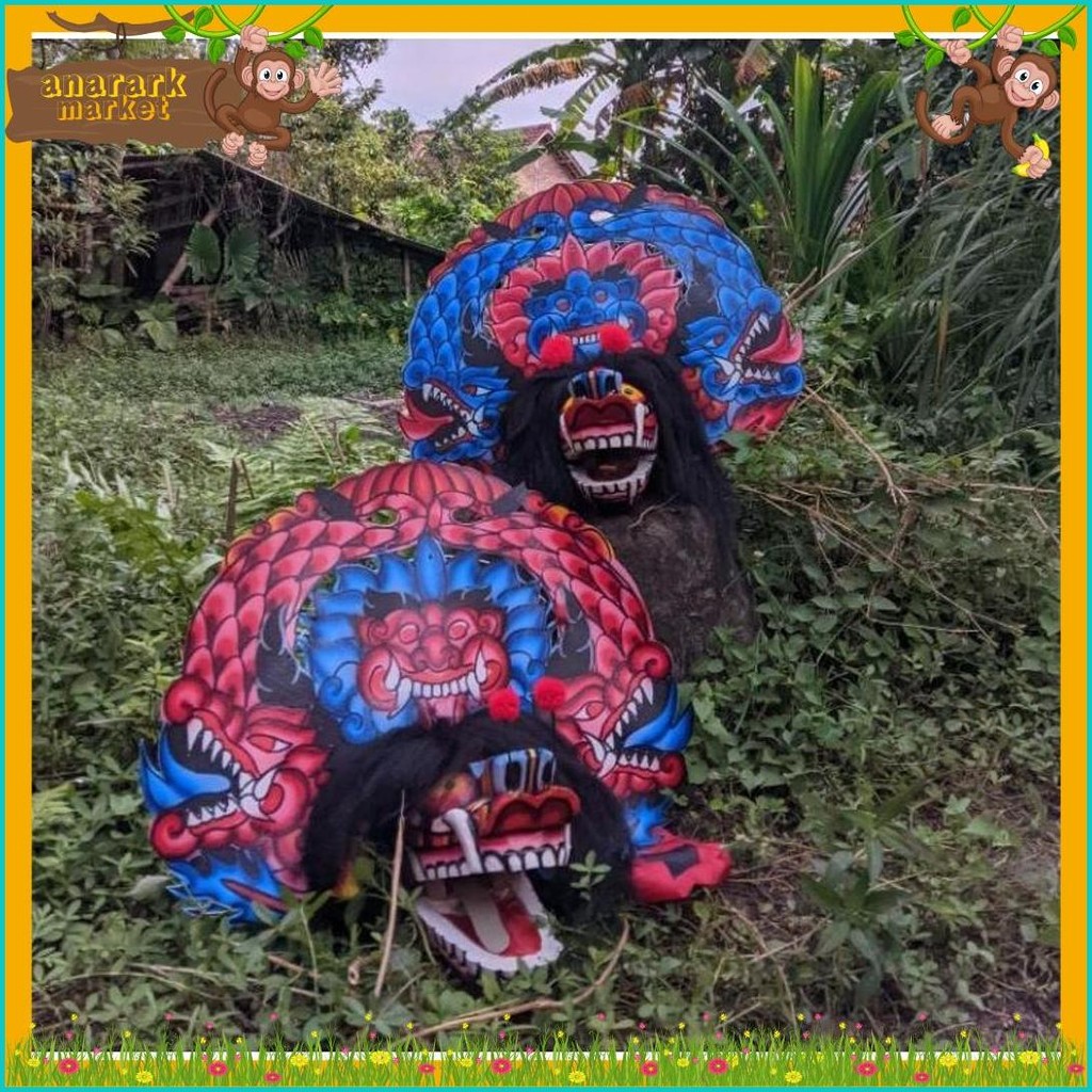 Mainan Tradisional Barongan Telon|Barongan Devil|Barongan Anak|Barongan Dewasa|Barongan Kayu|Baronga