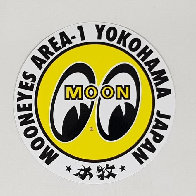 

NEW PRODUK MOONEYES EYEBALL AREA-1 STICKER [DM196] !!!!!