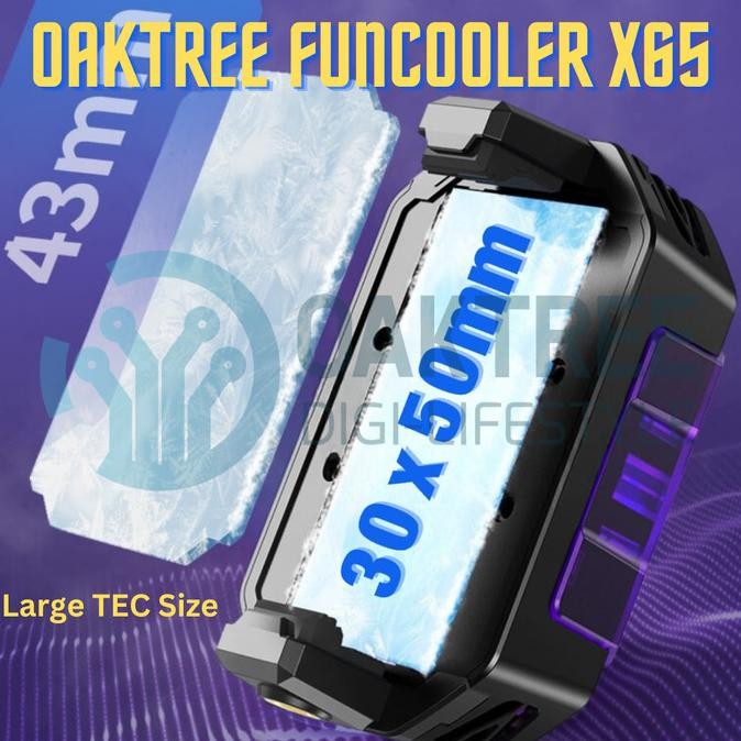Oaktree Funcooler X65 Fan Cooler Radiator Pendingin Hp Cooling Fan Hp