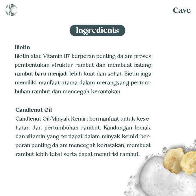 CAVE HAIR SHAMPOO & HAIR TONIC