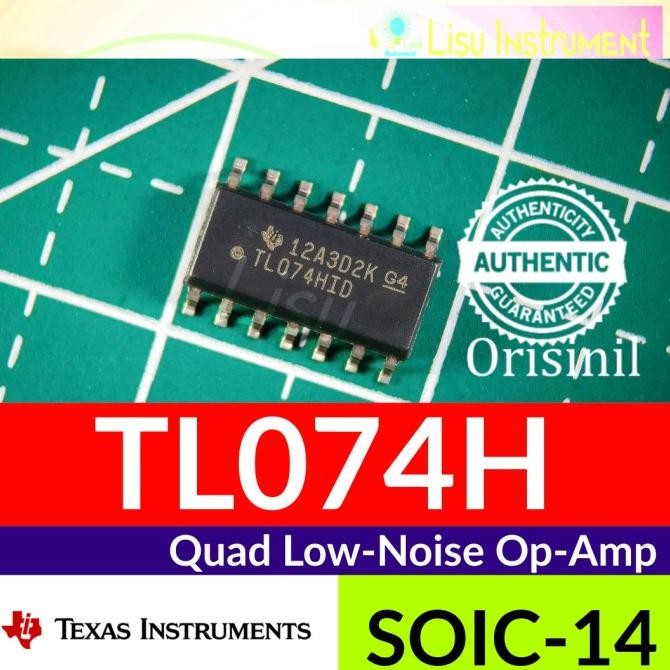 Baru TL074H Quad Low-Noise Op-Amp TL074HID TL074 SOIC-14 Texas Instruments lisu992 Ayo Beli