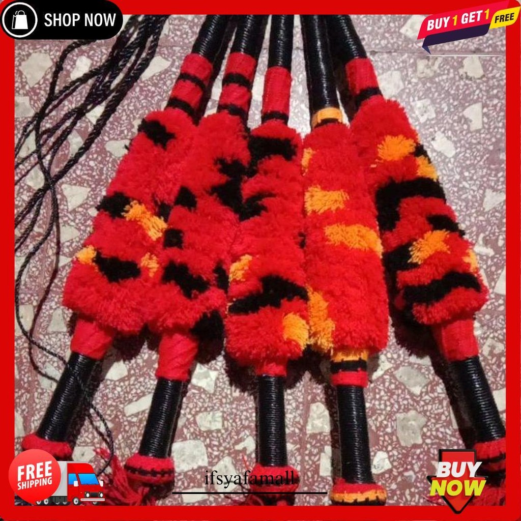 Cambuk Pecut Bopo Gom,Byok Panjang / Pecut Jaranan Panjang / Pecut Bopo Gombyok Gratis Ongkir