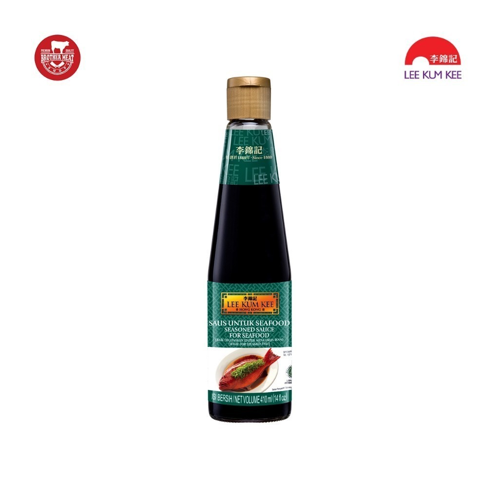 

Lee Kum Kee Seasoned Soy Sauce for Seafood 410ml, Kecap Asin - Brothermeatshop