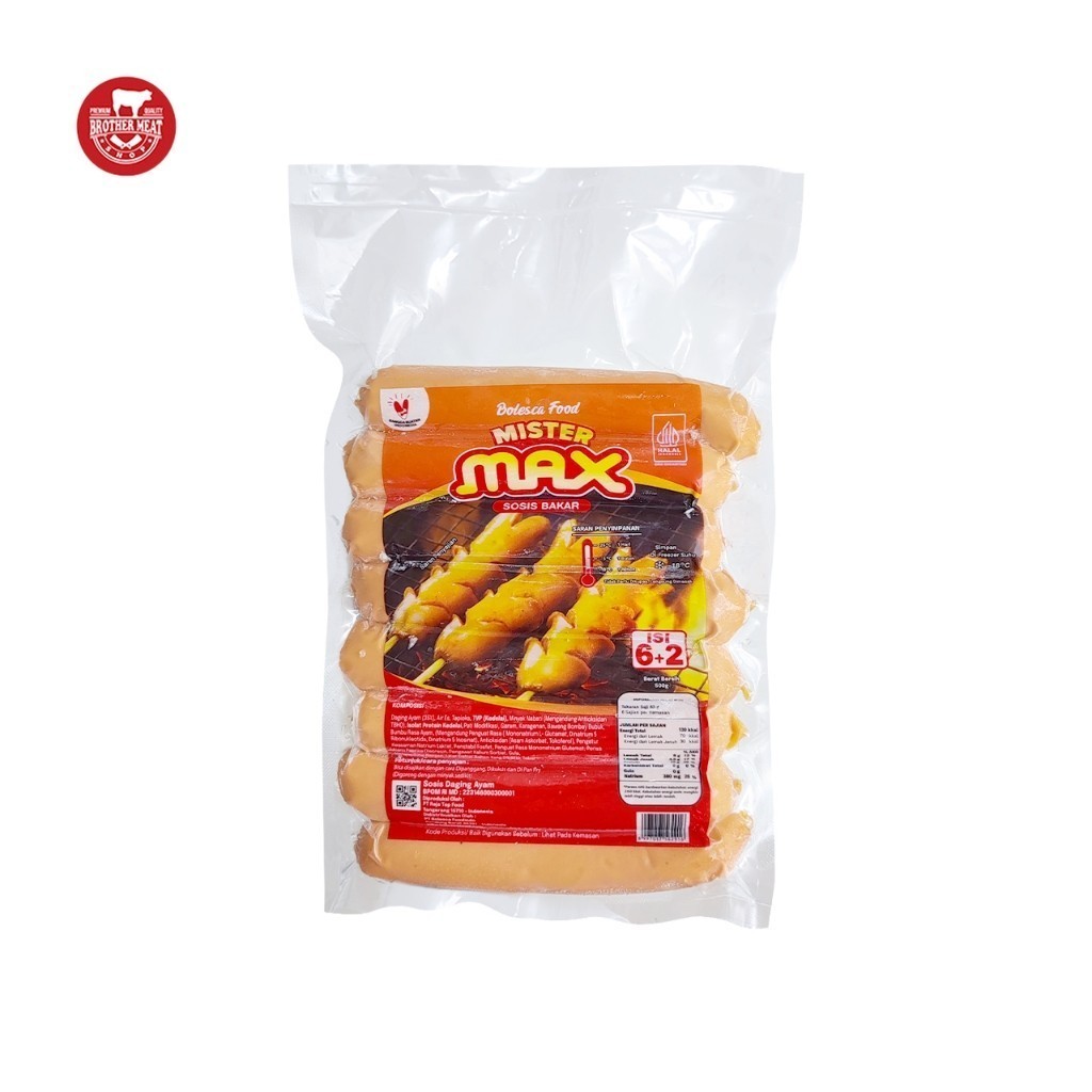 

RB Mister Max Sosis Bakar 500gr - Brothermeatshop