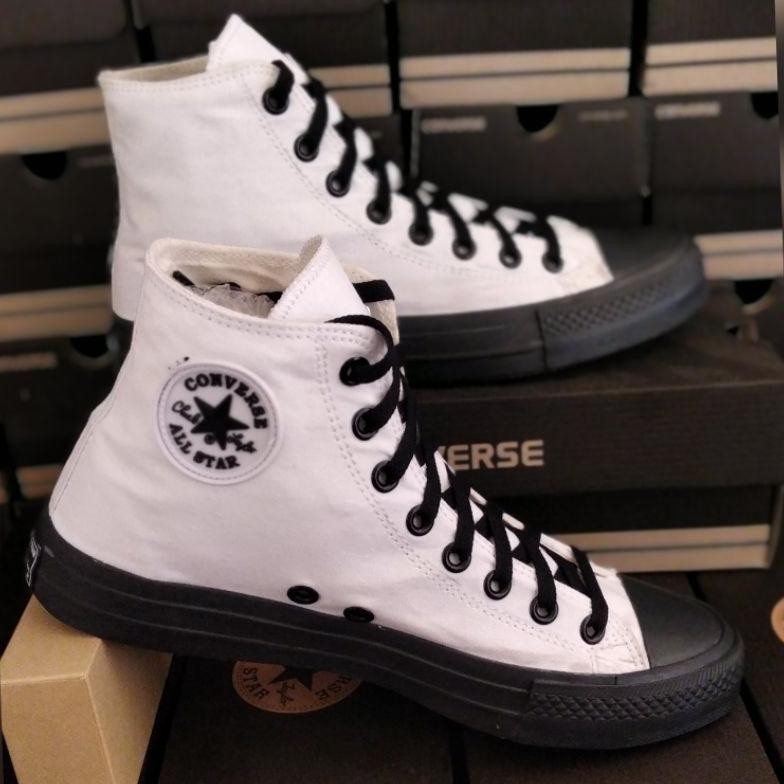 SDR- Sepatu All Star Converse Sneakers Pria/Wanita Boot High Undeground Putih Hitam _Sepatu_Sekolah 