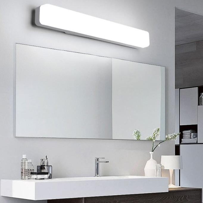Lampu LED Cermin Kamar Mandi Panjang Tempel Dinding Cahaya Putih