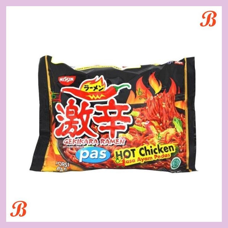 

| SMW | GEKIKARA RAMEN PAS HOT AYAM PEDAS 80 GRAM - NISSIN MIE GORENG PEDAS