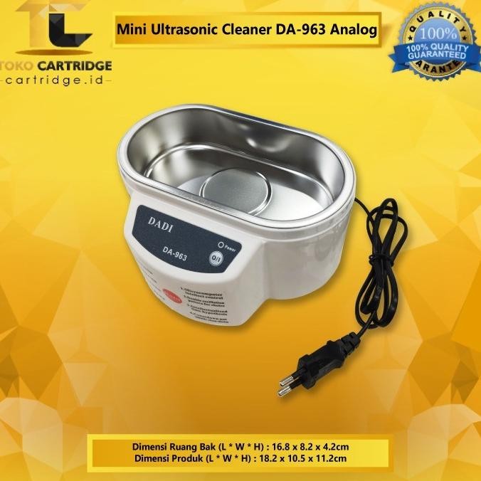 MINI ULTRASONIC CLEANER DADI DA-968 + TIMER MURAH PEMBERSIH ELEKTRONIK