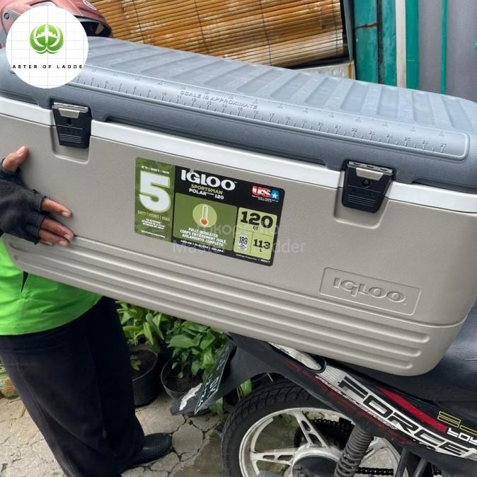 TERMURAH - IGLOO COOLER BOX SPORTSMAN 113 LTR/120 QT Kotak Es Tempat Daging Ikan