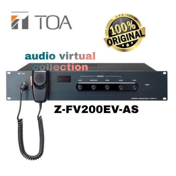 NEW TOA Z-FV200EV-AS / ZVF200EV /ZFV200EV AS (EMERGENCY MESSAGE PANEL)