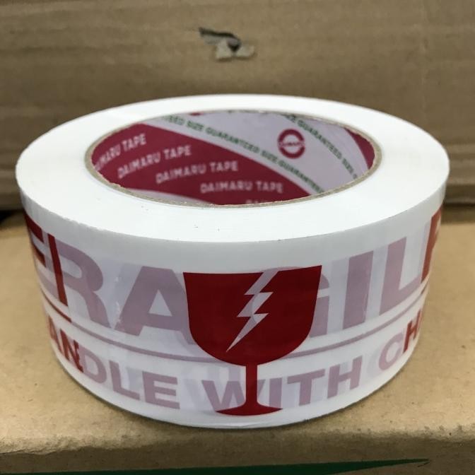 

Daimaru Tape Fragile Handle with Care Panjang 100 Meter Grosir Paling Murah