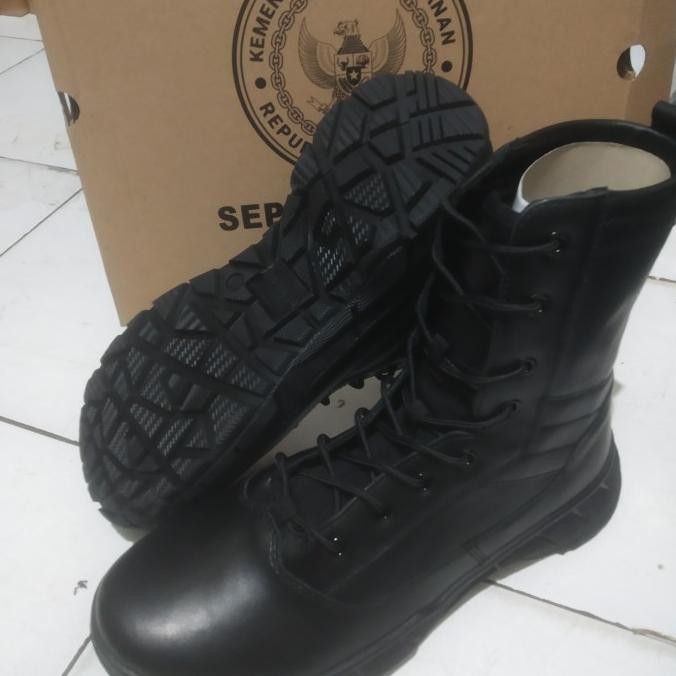 Sepatu PDL Full kulit Tali TNI Kemhan OriginaL AS99