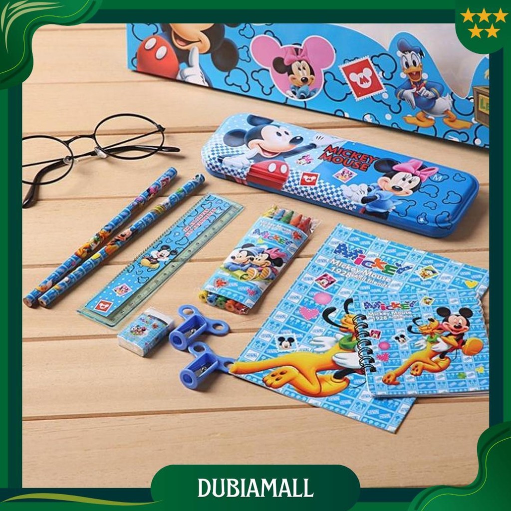 

Cod - S5982 Set Alat Tulis 8 In 1 / Set Alat Tulis Anak Motif Kartun / Set Alat Tulis 8 In 1 Lucu / Stationery Set 8 In 1 Lucu Gratis Ongkir