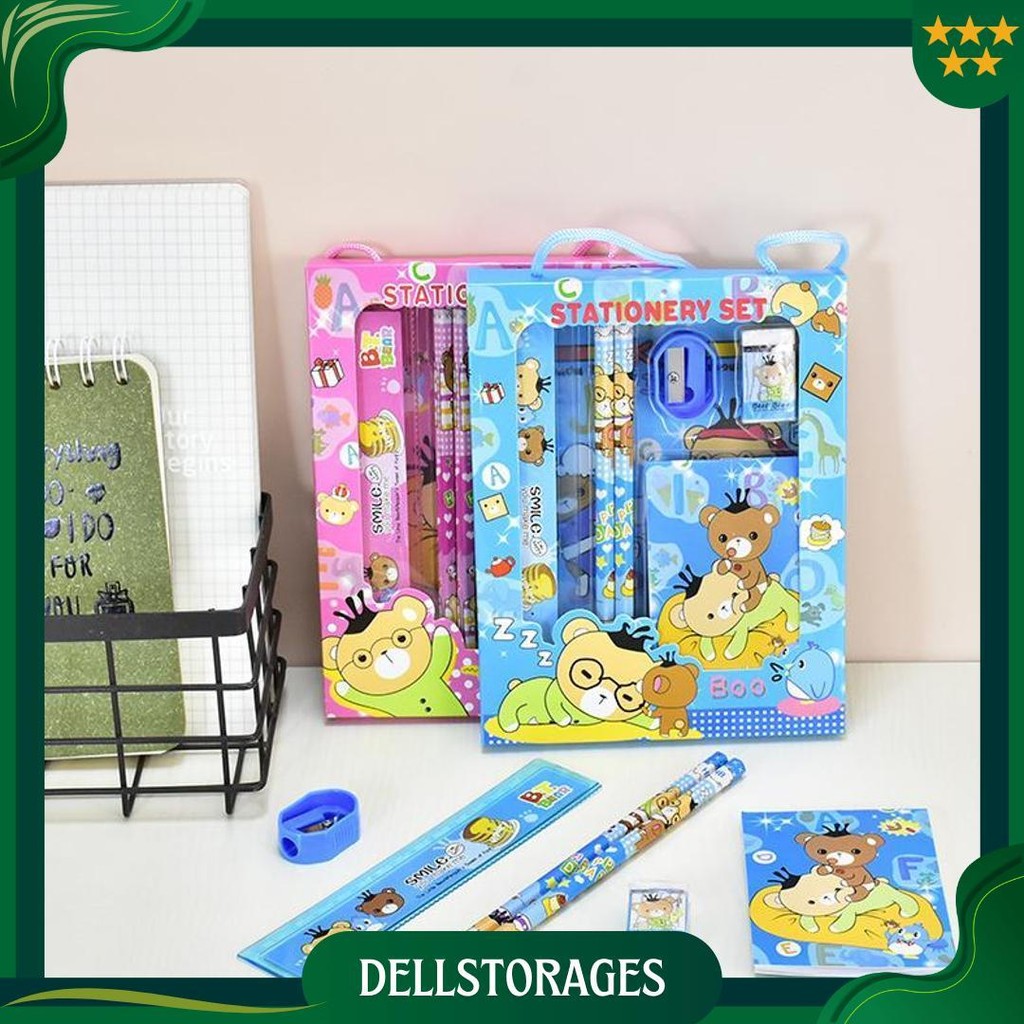 

Mmm Alat Tulis Set 6 In 1 Stationery Set Karakter Lucu Pensil Rautan Penghapus Penggaris Set 6Pcs Perlengkapan Alat Tulis Sekolah Anak-Anak Tk Sale