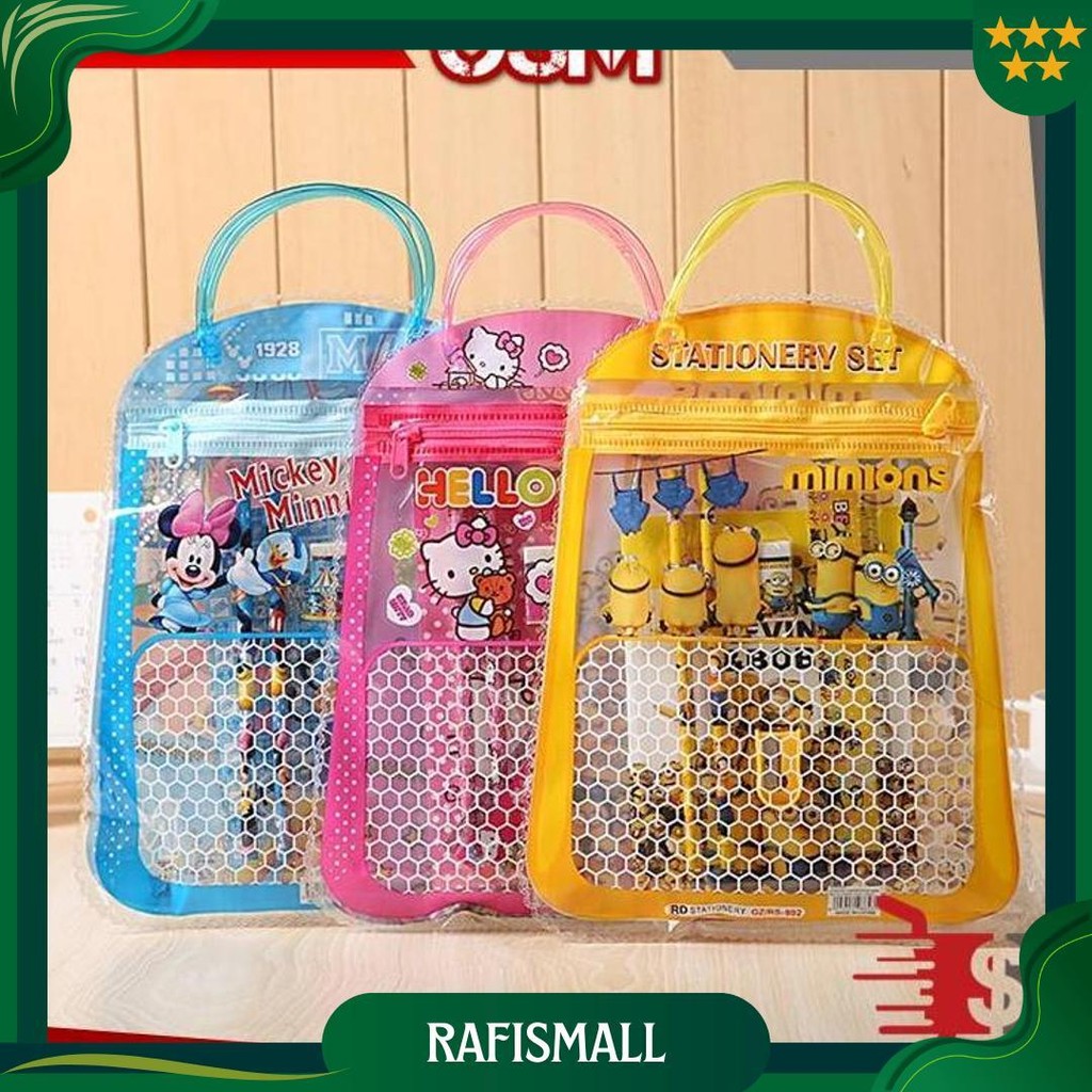 

Osm S5330 Stationary Set Free Bag / Set Alat Tulis Anak Sekolah Motif Karakter Kartun / Set Alat Tulis 6 In 1 Promo Puncak