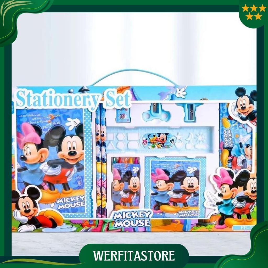 

Stationary Alat Tulis Set 14 In 1 / Paket Alat Tulis Anak Motif Kartun Karakter Lucu Cod