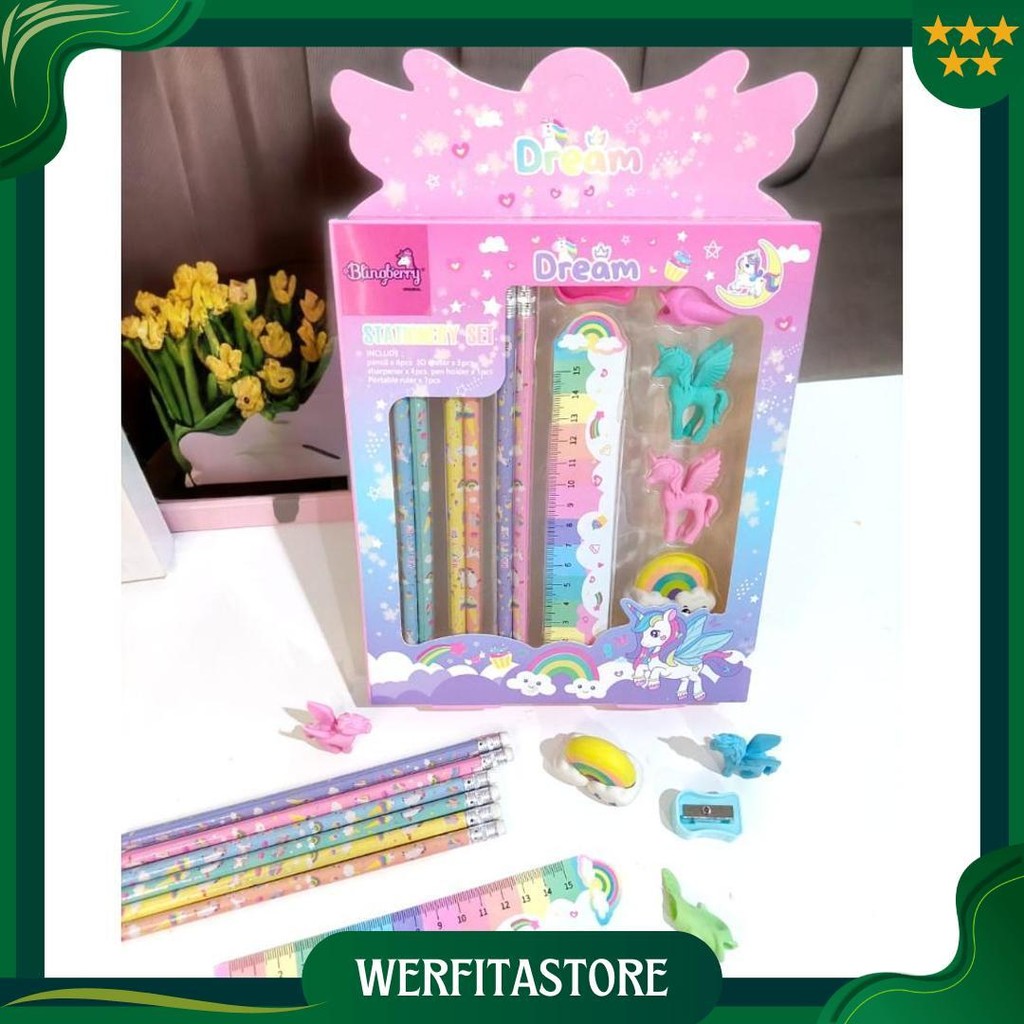 

Stationery Set Unicorn Astronot 12In1 Stationery Anak Set Alat Tulis Anak Karakter Paket Lengkap 12In1 Kado Ultah Anak Pensil Unicorn Alat Tulis Atk Anak Promo