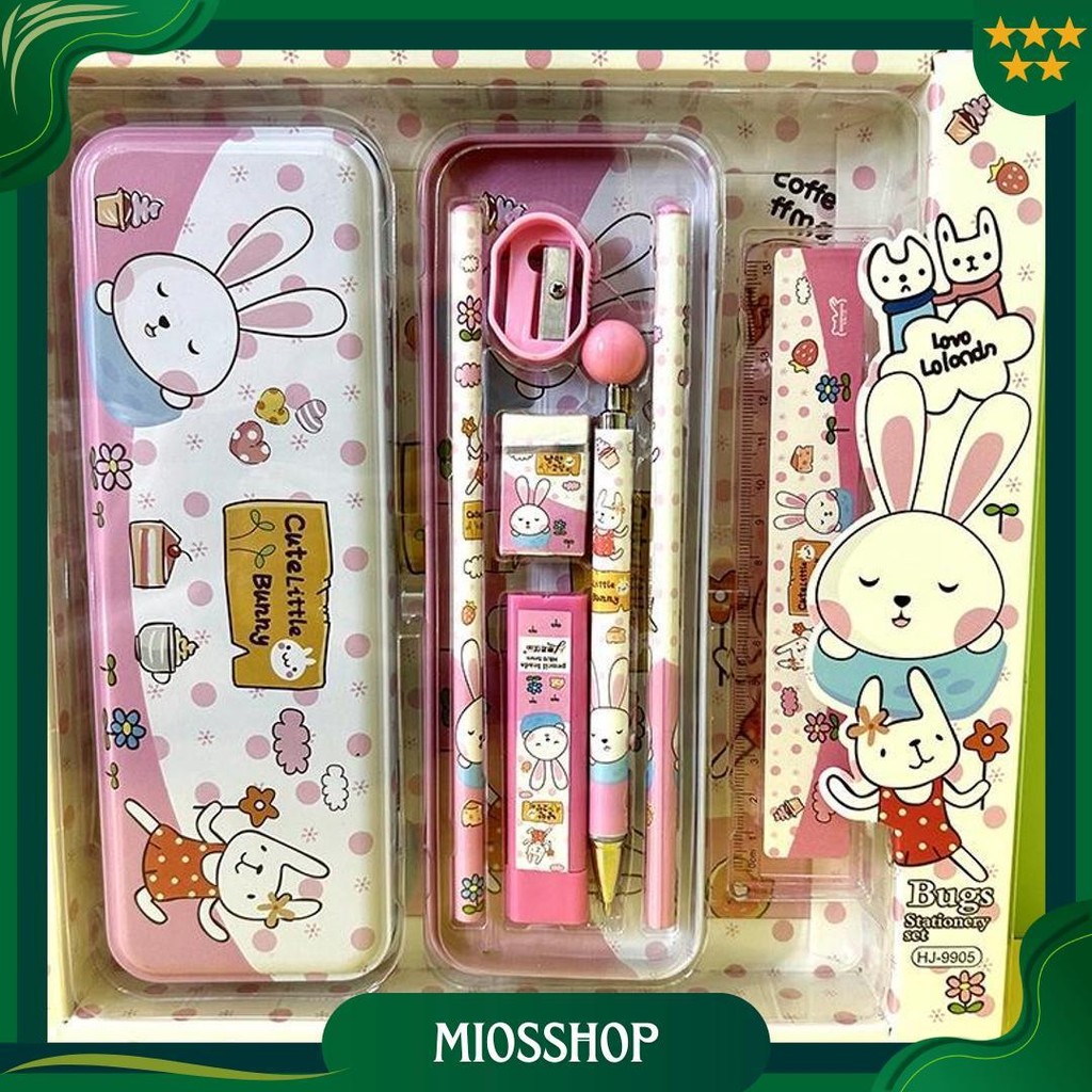 

Kotak Pensil Anak Set 7In1 Stationery Untuk Hadiah Anak Sekolah / Kotak Pensil Karakter Murah Stationery Set 8In1 / Alat Tulis Set Tepak Pensil Cod