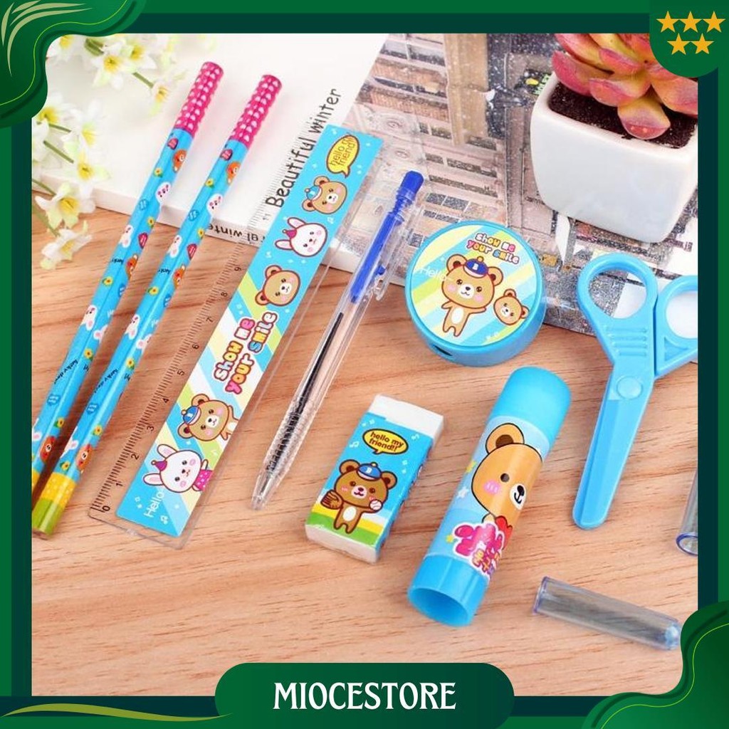 

Alat Tulis Set 8In1 Karakter Stationery Kids / Paket Alat Tulis Anak Tk / Set School Supplies For Child Writing Gift Eraser Ruler Stockami A26 Sale