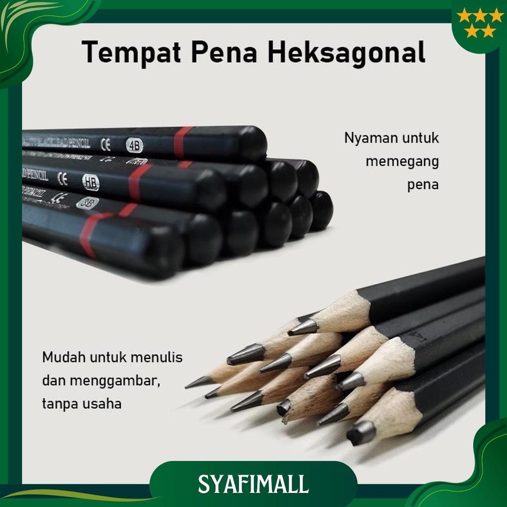 

Kmry 12 Pcs Pensil Gambar Sketsa Set Lengkap 2H H F B Hb 2B 3B 4B 5B 6B 7B 8B Charcoal Pensil Set Gratis Ongkir