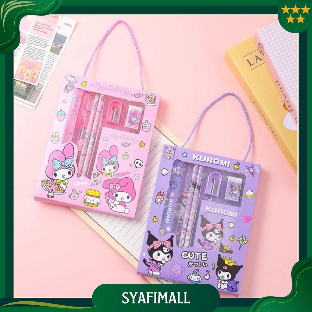 

Set Stationery Paket Alat Tulis Anak Cocok Untuk Souvenir Atau Hadiah Ulang Tahun Anak Set Alat Tulis Paket Ulang Tahun Birthday Anak Study Karakter Kartun 8In1 5In1 Dompet 7In1 Hadiah Lomba Sanrio My Melody Cinnamonroll Kuromi Gratis Ongkir